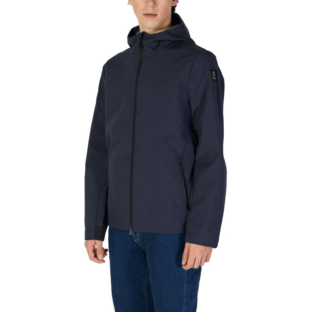 Suns Blue Polyester Jackets & Coat Suns