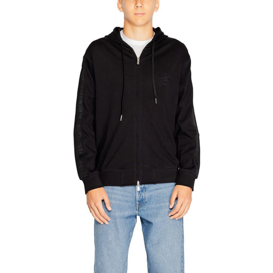 Armani Exchange Black Cotton Hoody Armani Exchange