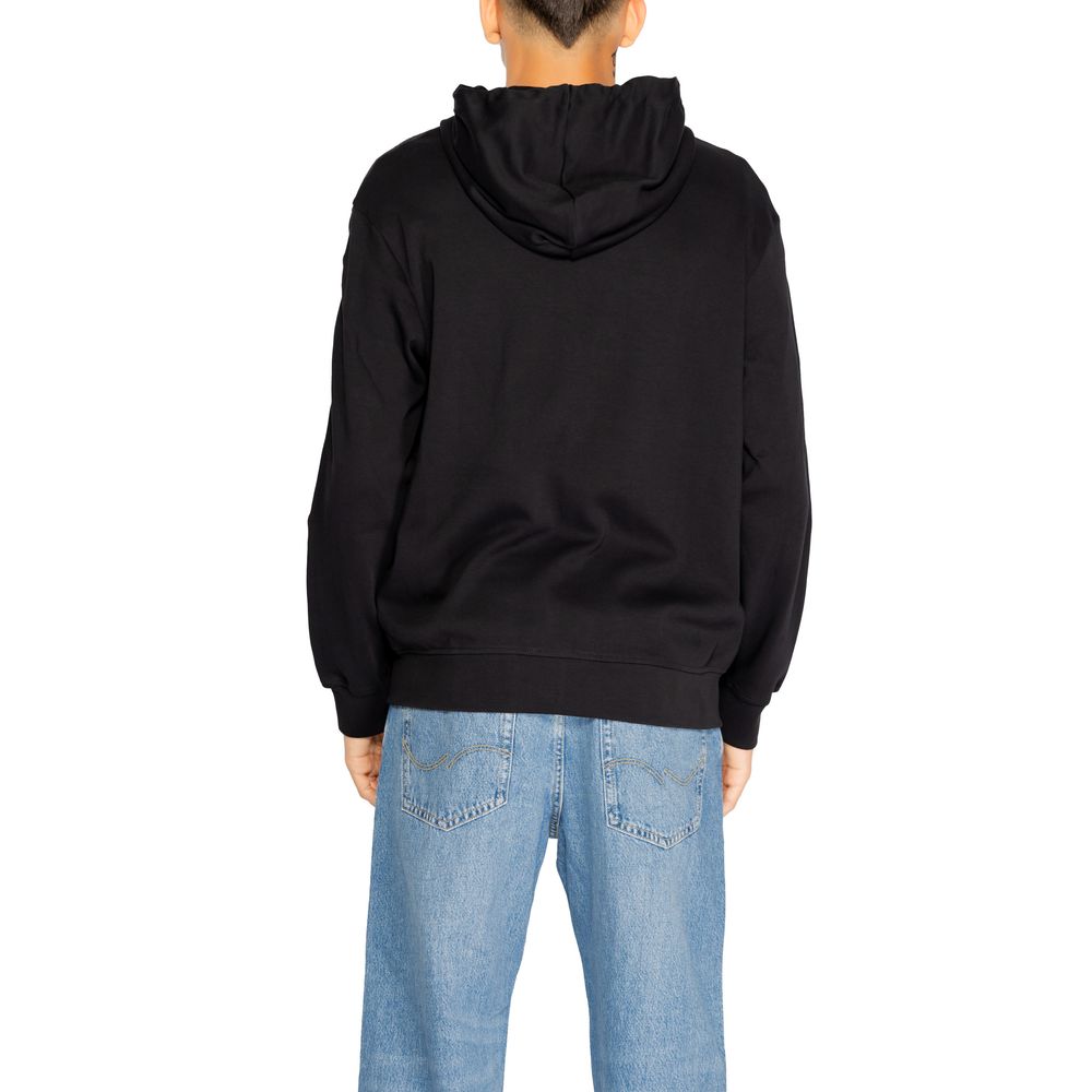 Armani Exchange Black Cotton Hoody Armani Exchange