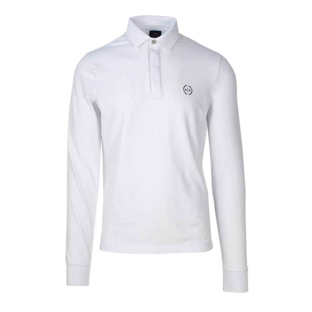 Armani Exchange White Cotton Long Sleeve Armani Exchange