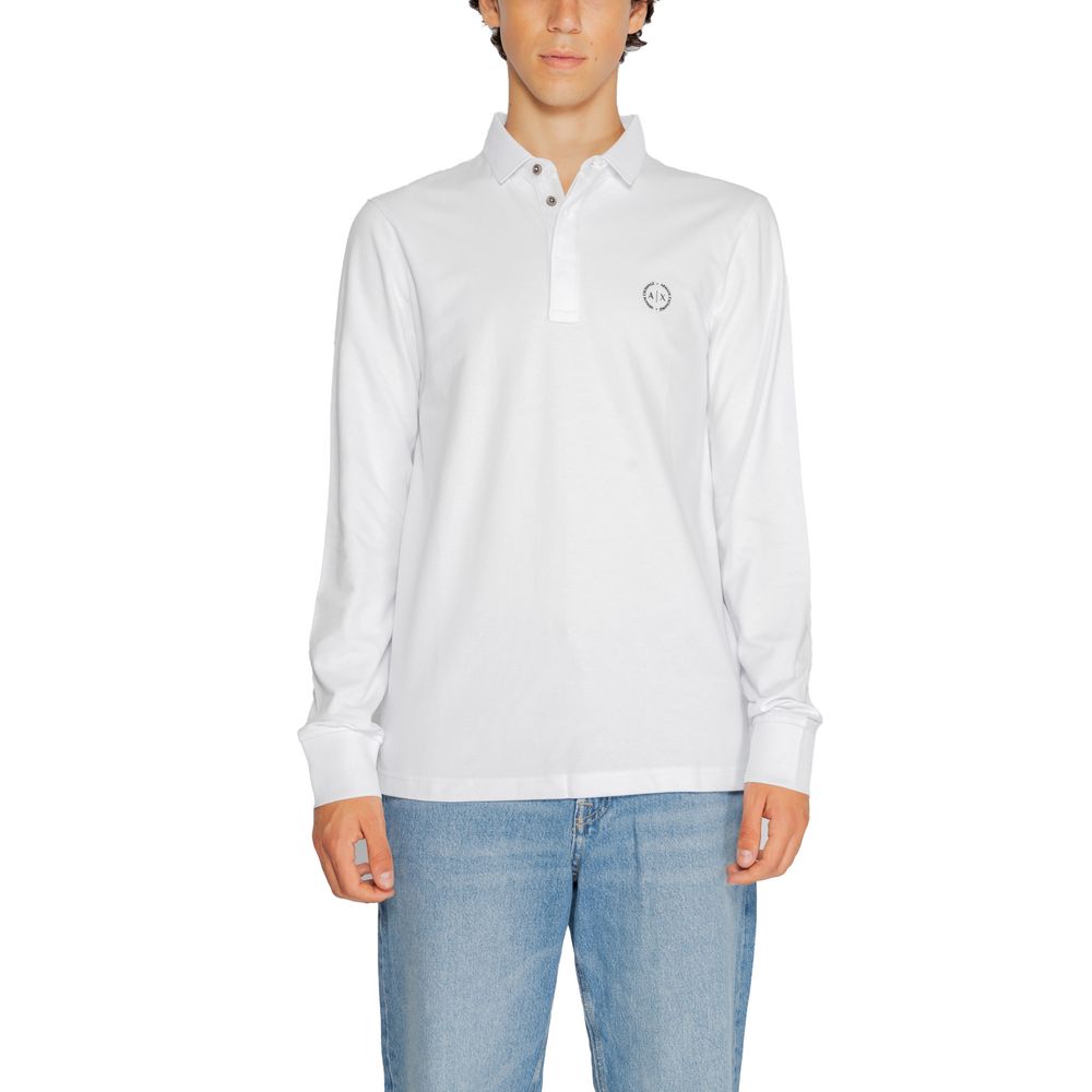 Armani Exchange White Cotton Long Sleeve Armani Exchange