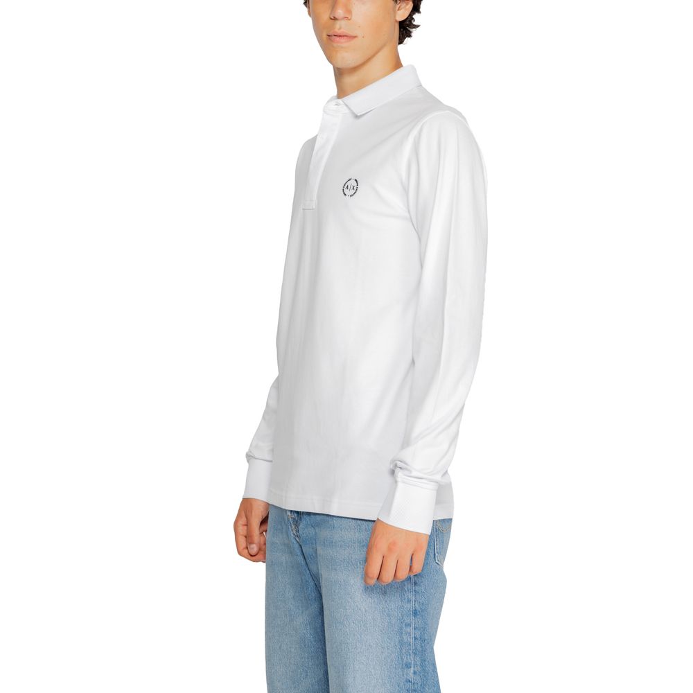 Armani Exchange White Cotton Long Sleeve Armani Exchange