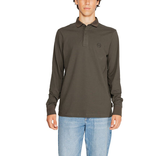 Armani Exchange Green Cotton Long Sleeve Armani Exchange
