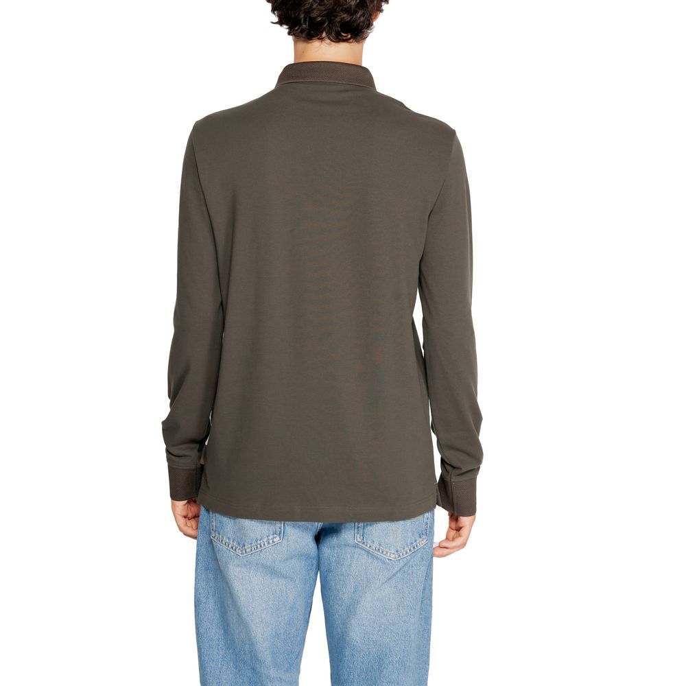 Armani Exchange Green Cotton Long Sleeve Armani Exchange