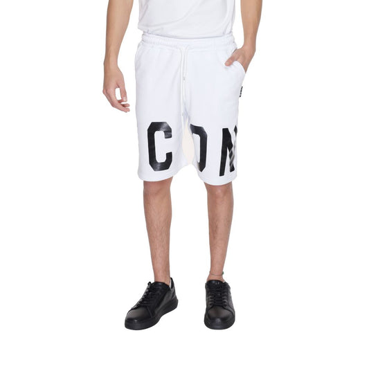 Icon White Cotton Bermuda Icon