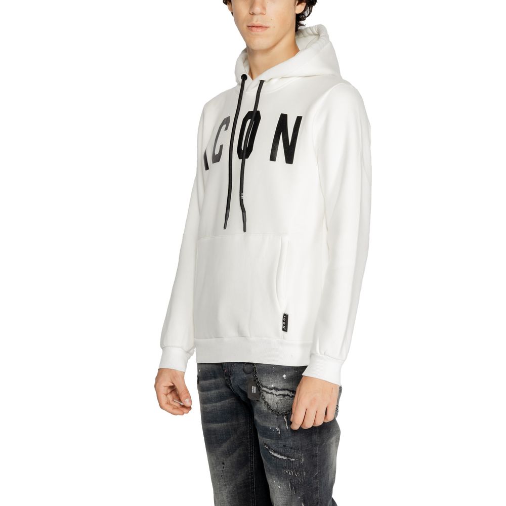 Icon White Cotton Hoody Icon