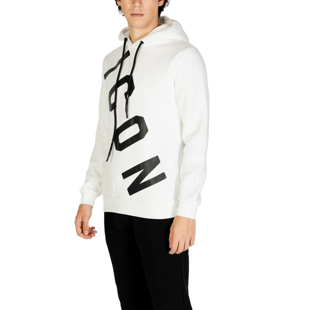 Icon White Cotton Hoody Icon