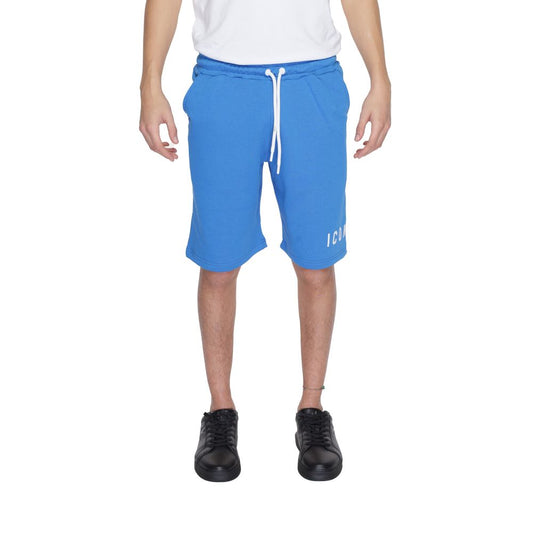 Icon Blue Cotton Bermuda Icon