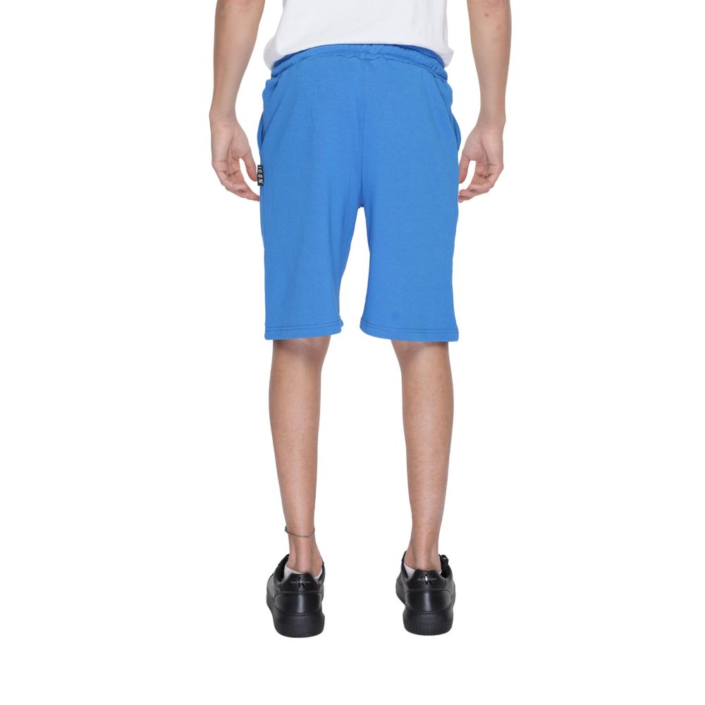 Icon Blue Cotton Bermuda Icon