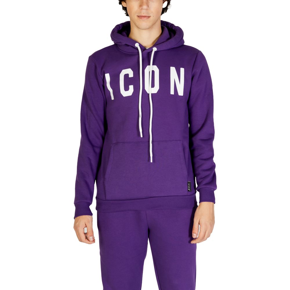 Icon Purple Cotton Hoody Icon