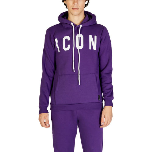 Icon Purple Cotton Hoody Icon