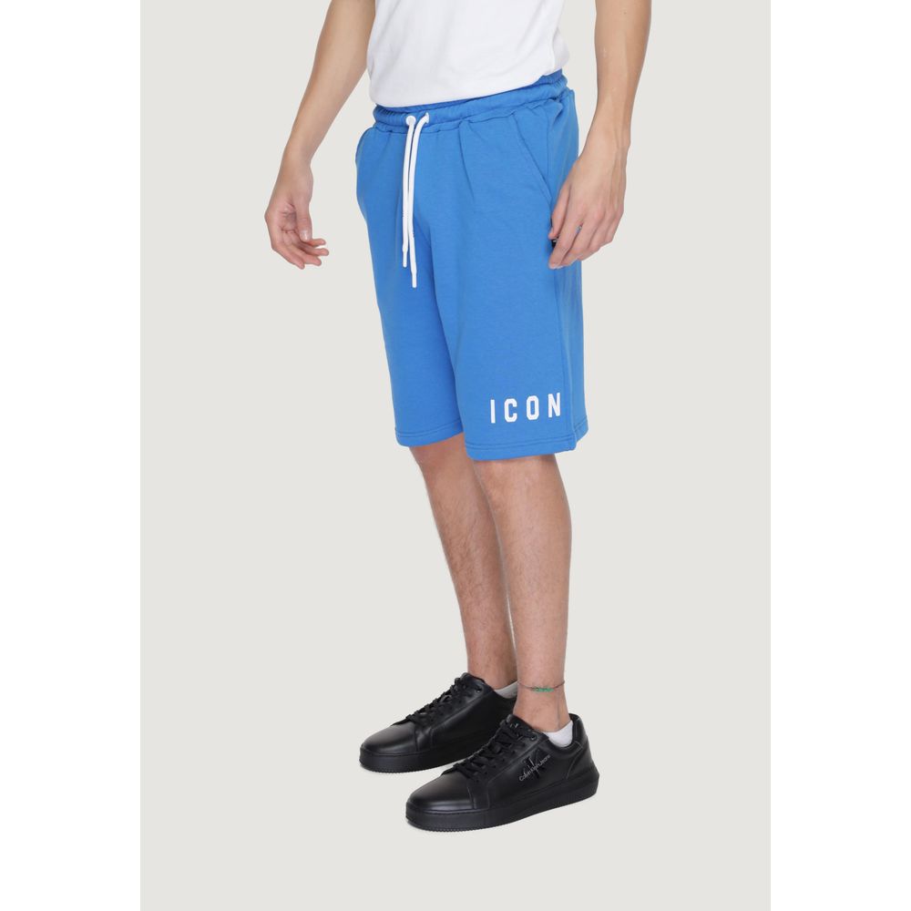 Icon Blue Cotton Bermuda Icon