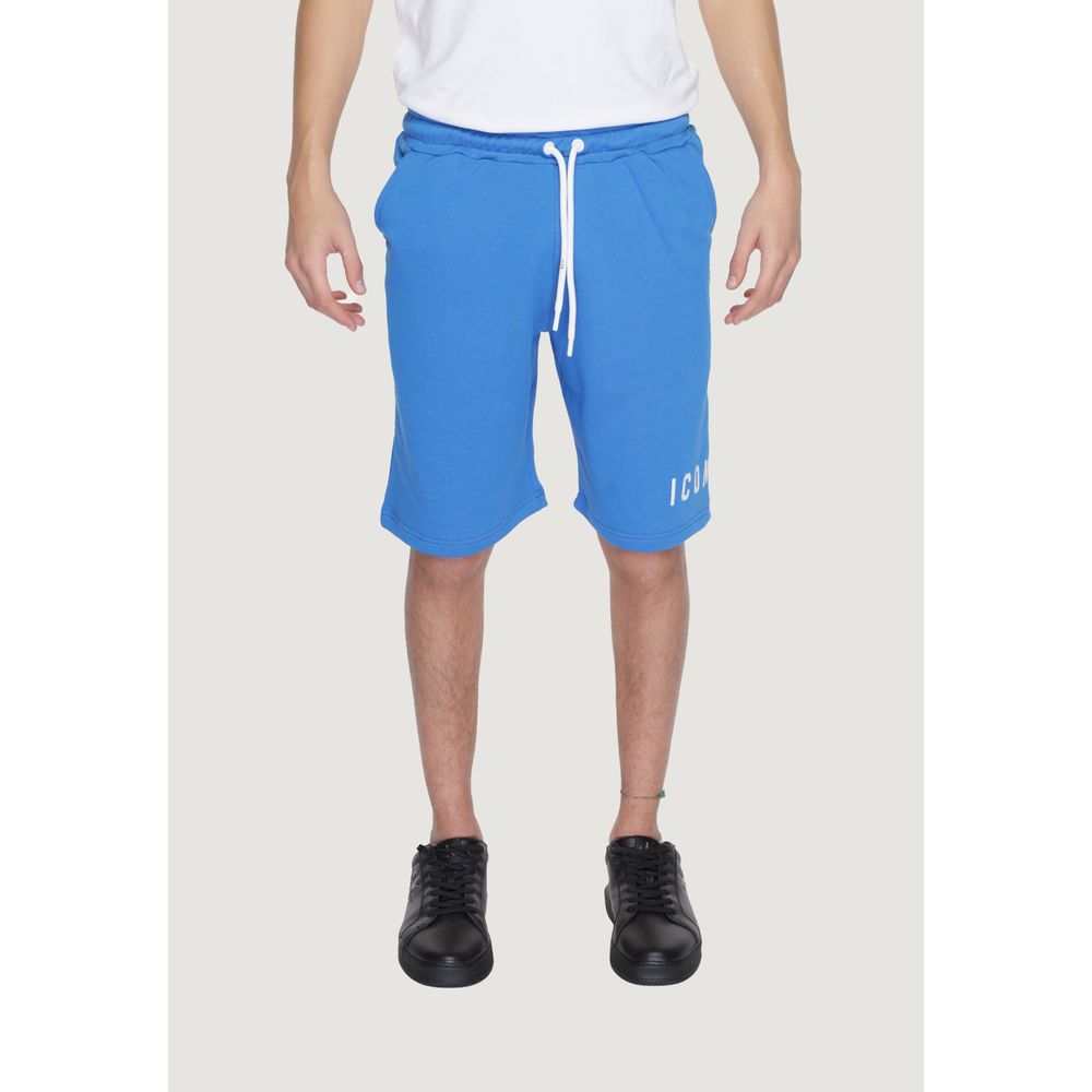 Icon Blue Cotton Bermuda Icon