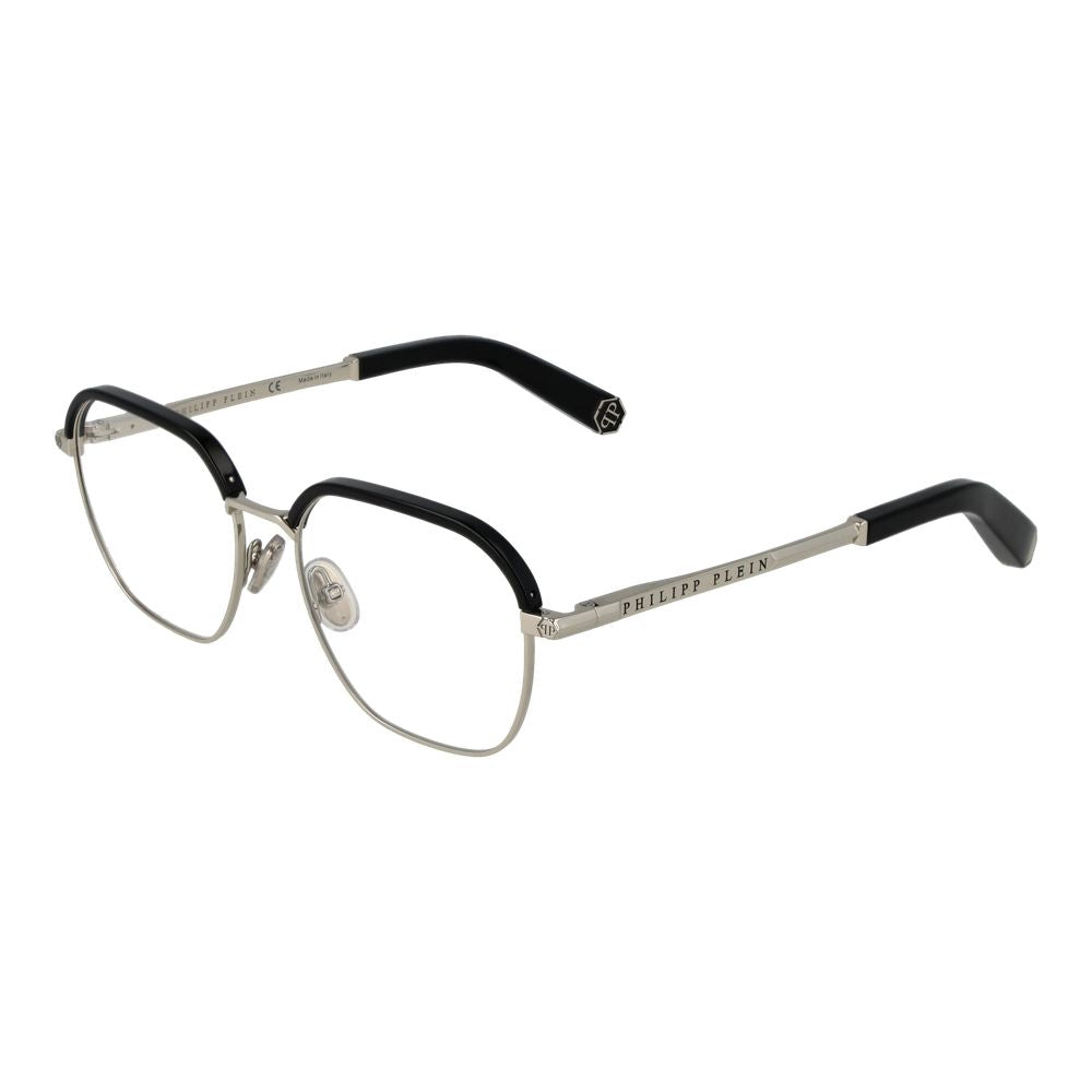 Philipp Plein Black Metal Glasses Frames