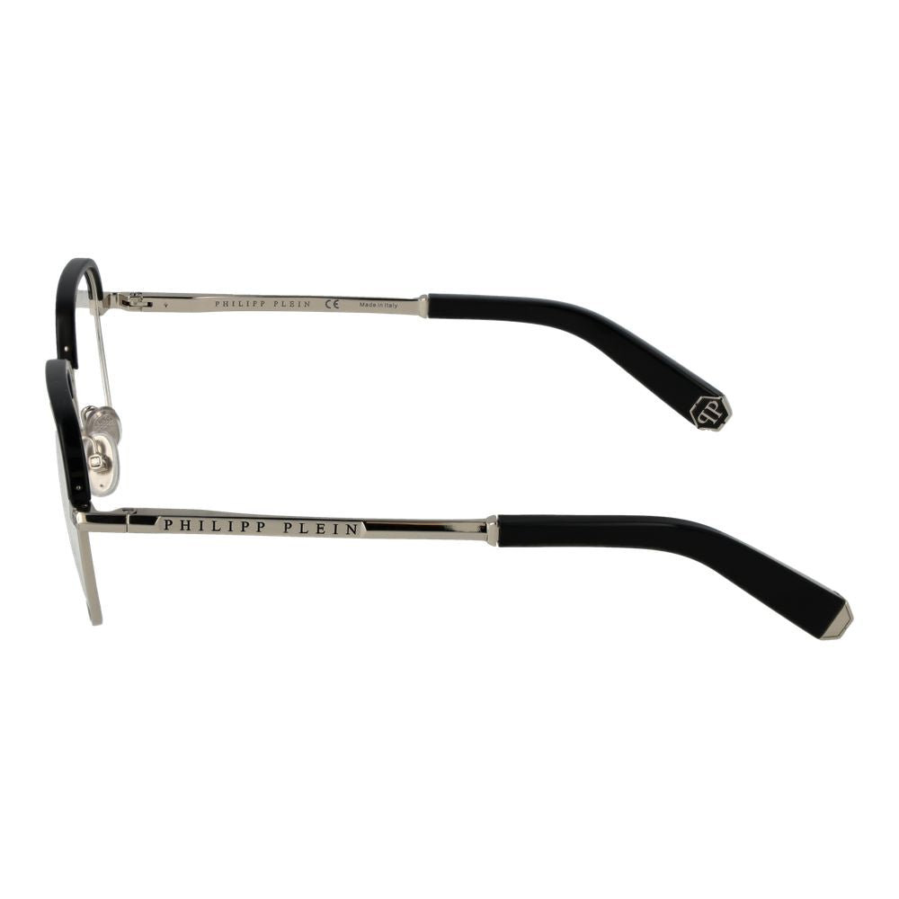 Philipp Plein Black Metal Glasses Frames