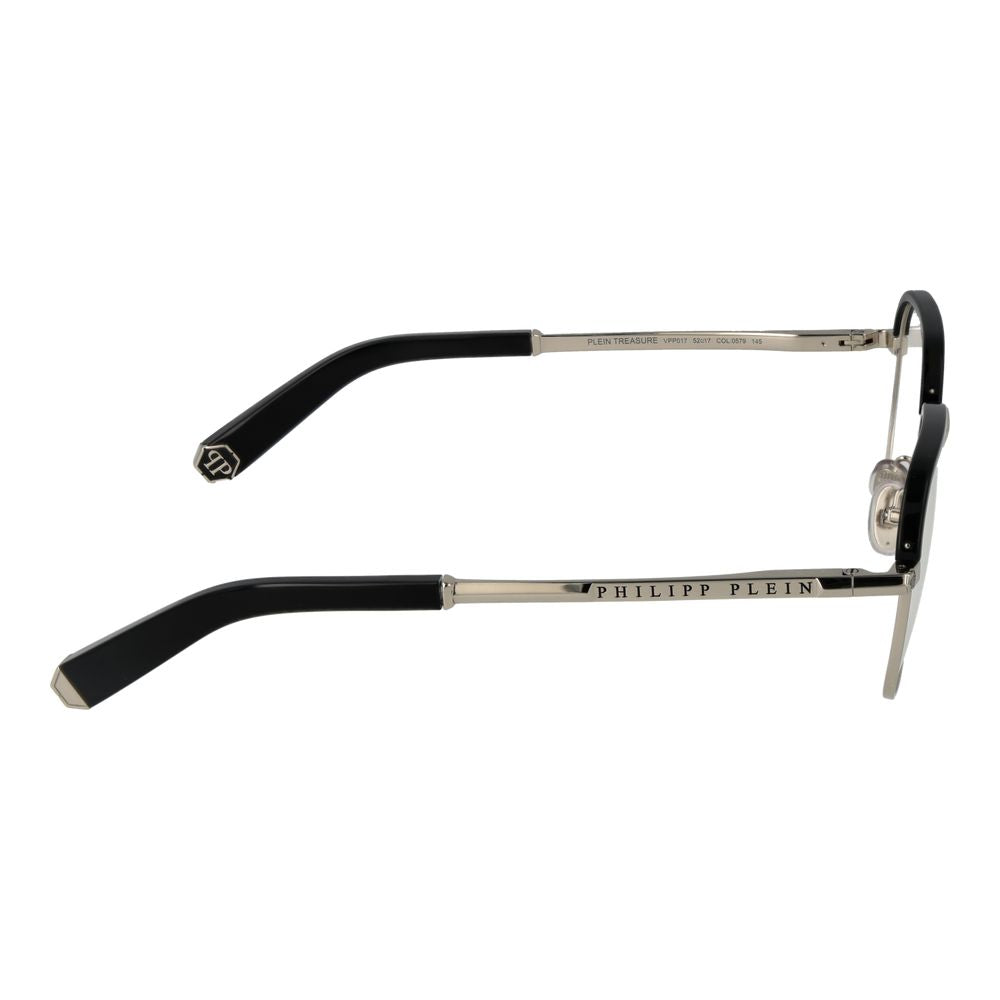 Philipp Plein Black Metal Glasses Frames