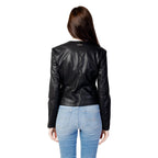 Armani Exchange Black Leather Jacket Armani Exchange