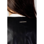 Armani Exchange Black Leather Jacket Armani Exchange