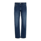 Armani Exchange Blue Cotton Skinny Jeans Armani Exchange