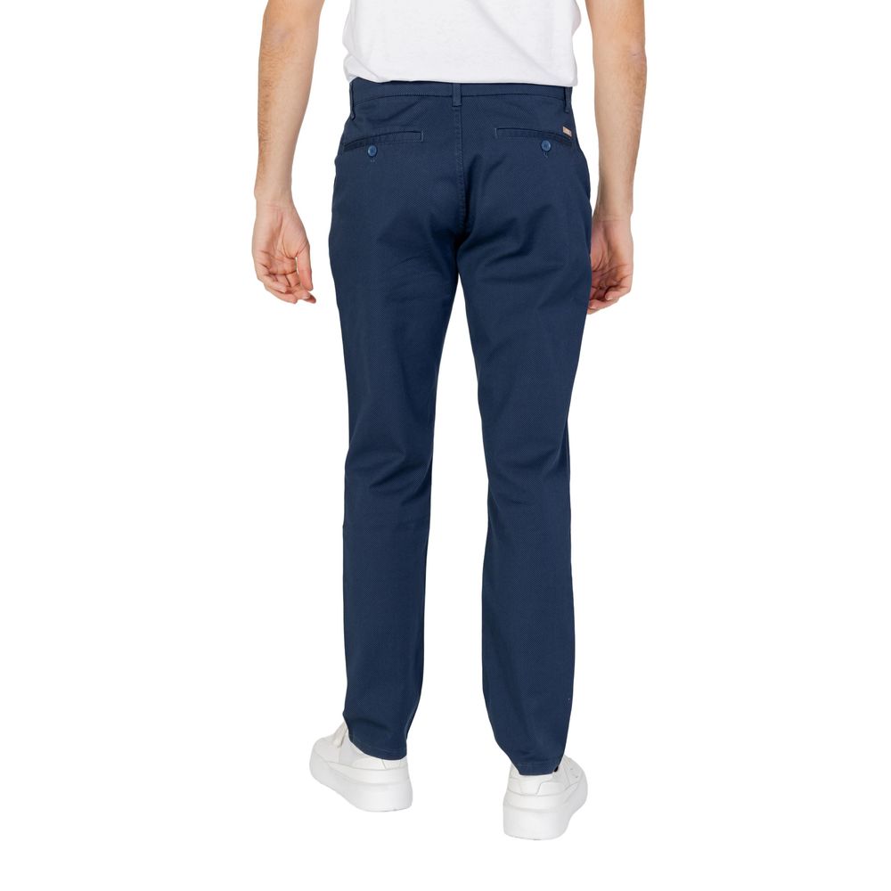 Armani Exchange Blue Cotton Pant Armani Exchange
