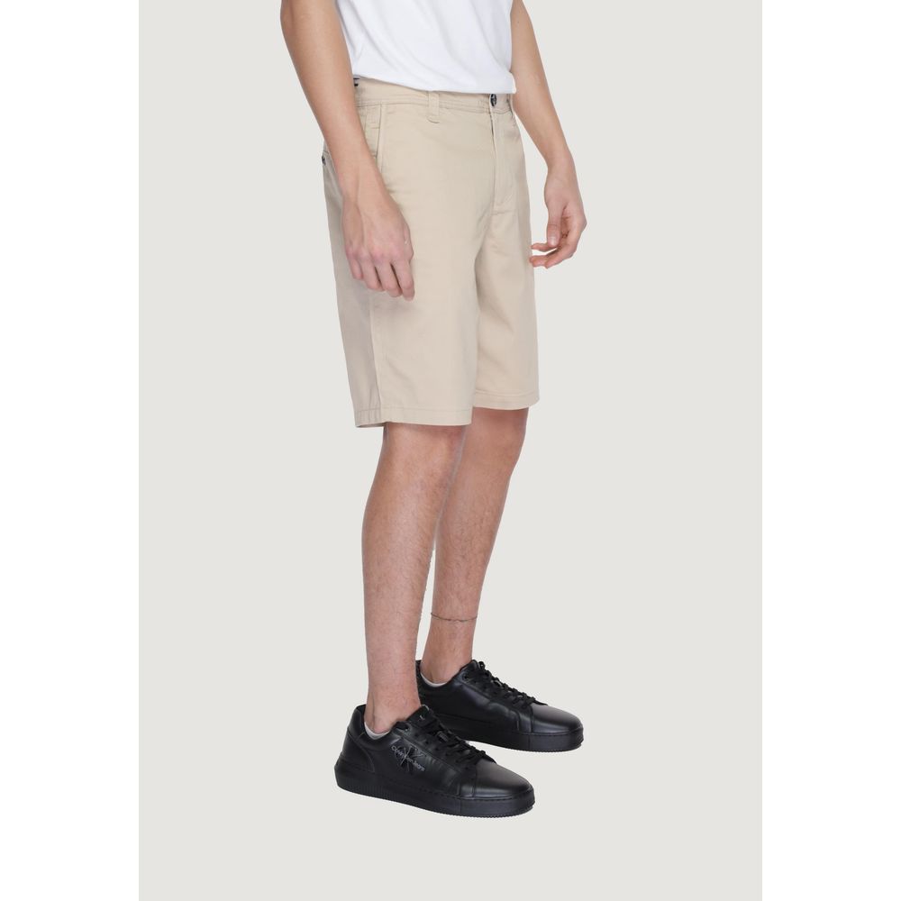 Armani Exchange Beige Cotton Bermuda Armani Exchange