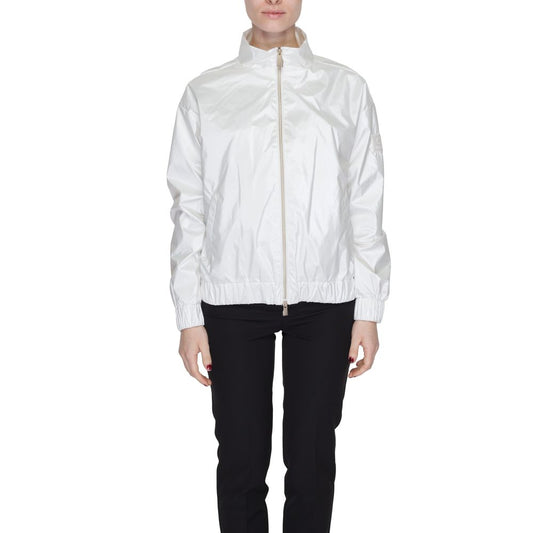 Suns White Polyester Jackets & Coat Suns