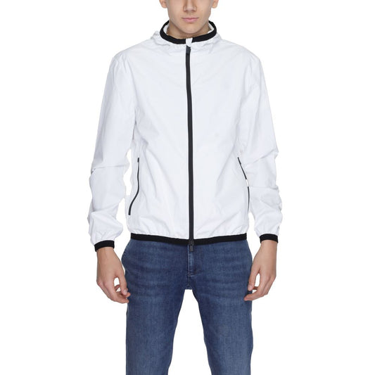 Suns White Polyester Jackets & Coat Suns