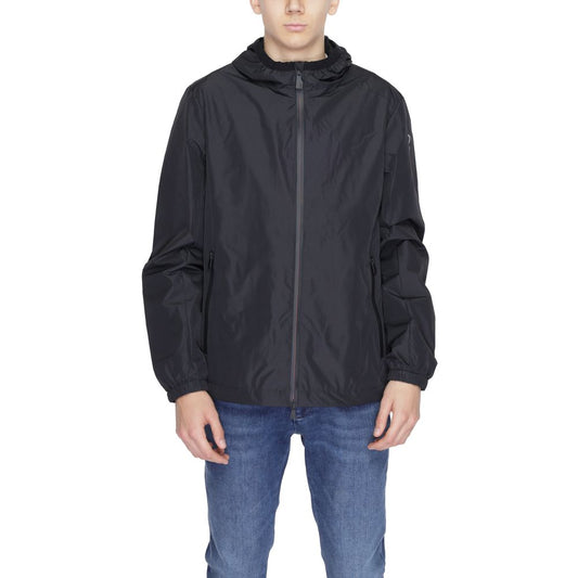 Suns Black Polyester Jackets & Coat Suns