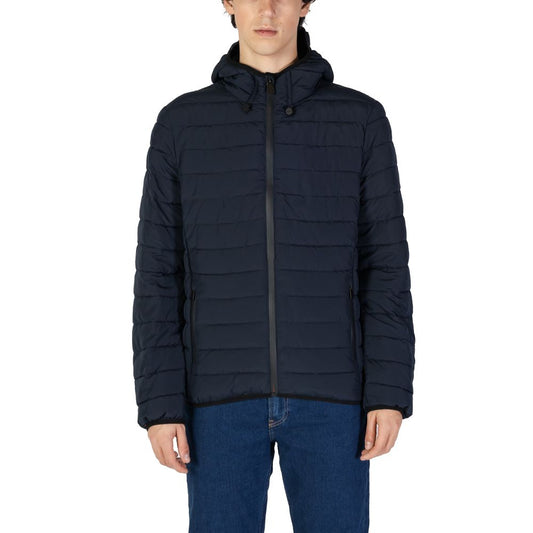 Suns Blue Polyester Jackets & Coat Suns