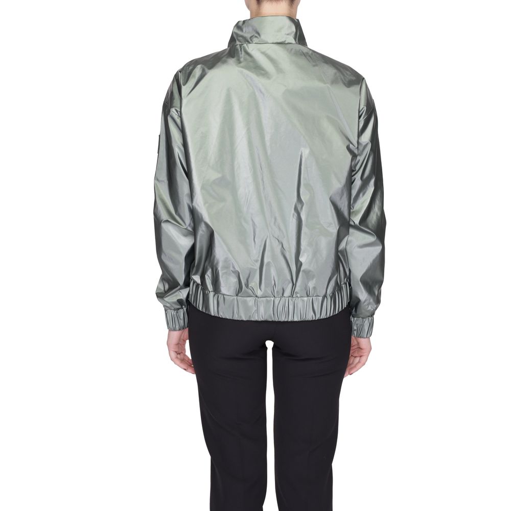 Suns Green Polyester Jackets & Coat Suns