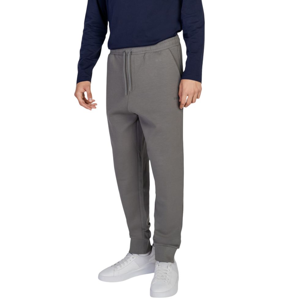 Hugo Boss Gray Cotton Joggers Workout Pants