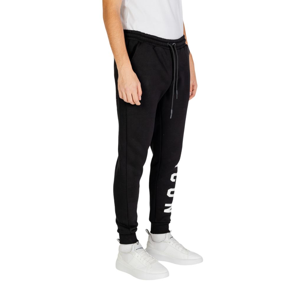 Icon Black And White Cotton Joggers Workout Pants