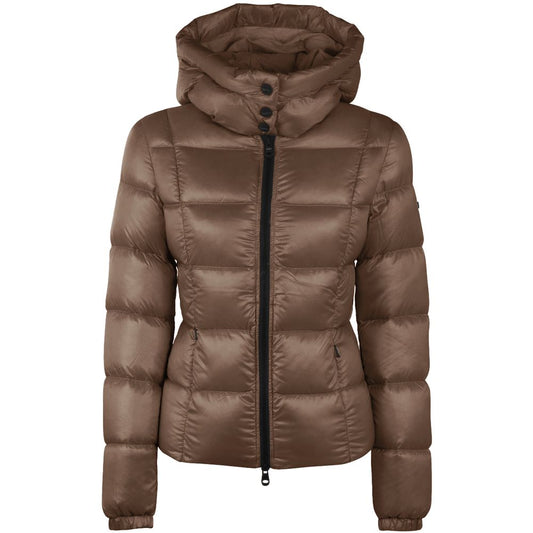 Refrigiwear Brown Nylon Jackets & Coat Refrigiwear