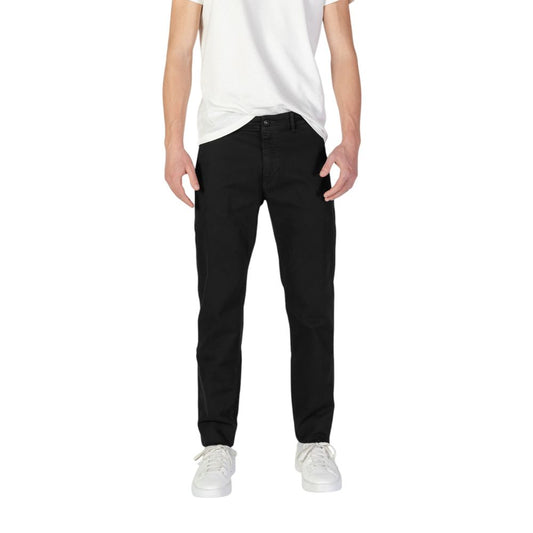 Hugo Boss Black Cotton Skinny Pant Hugo Boss
