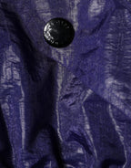 Dolce & Gabbana Blue Cotton Stretch Full Zip Bomber Jacket - Eljoys Fashion 