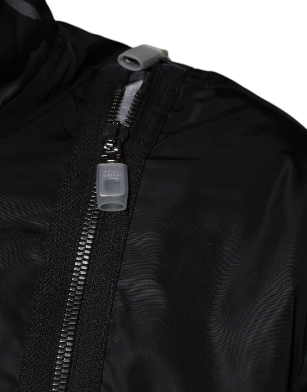 Dolce & Gabbana Black Nylon Full Zip Men Bomber Jacket - Eljoys Fashion 