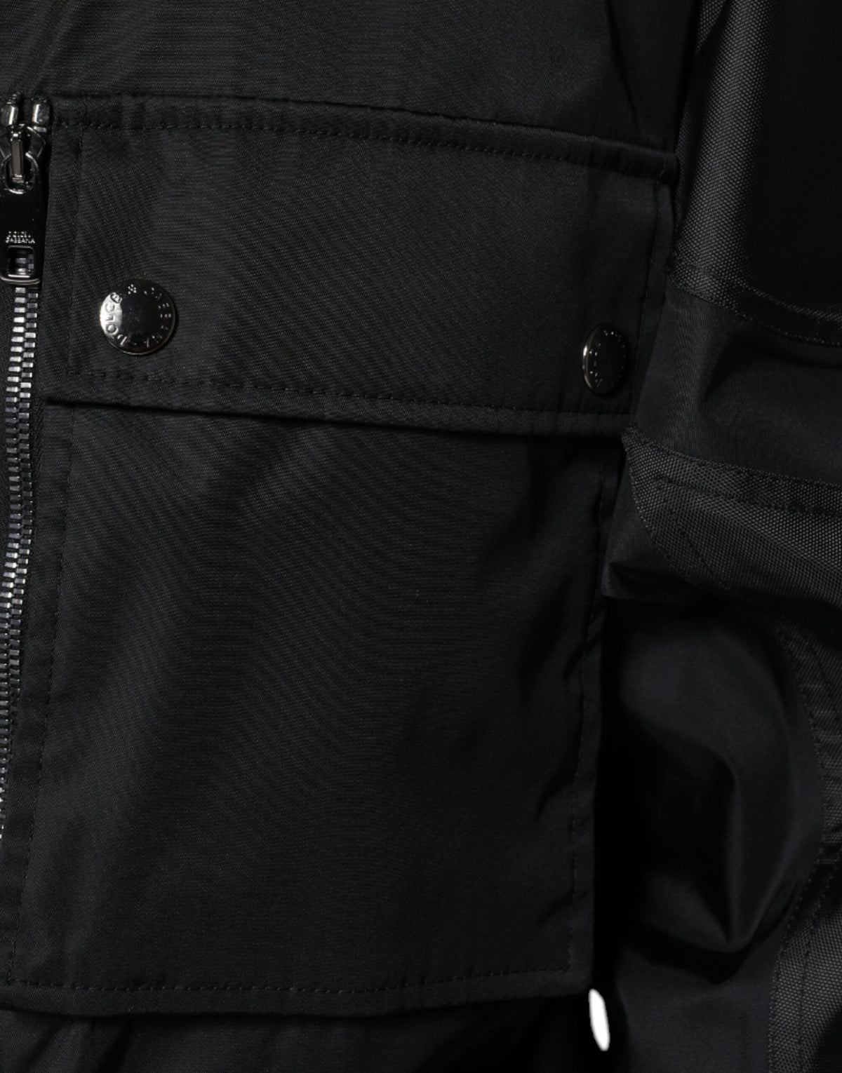 Dolce & Gabbana Black Nylon Winter Men Parka Coat Jacket - Eljoys Fashion 