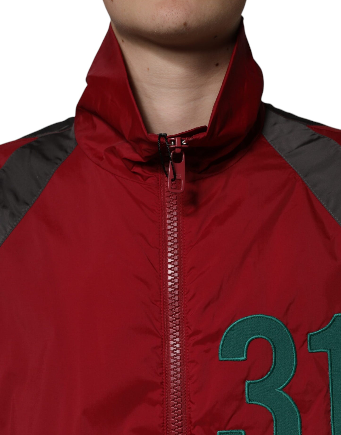 Dolce & Gabbana Multicolor Nylon Full Zip Windbreaker Jacket Dolce & Gabbana