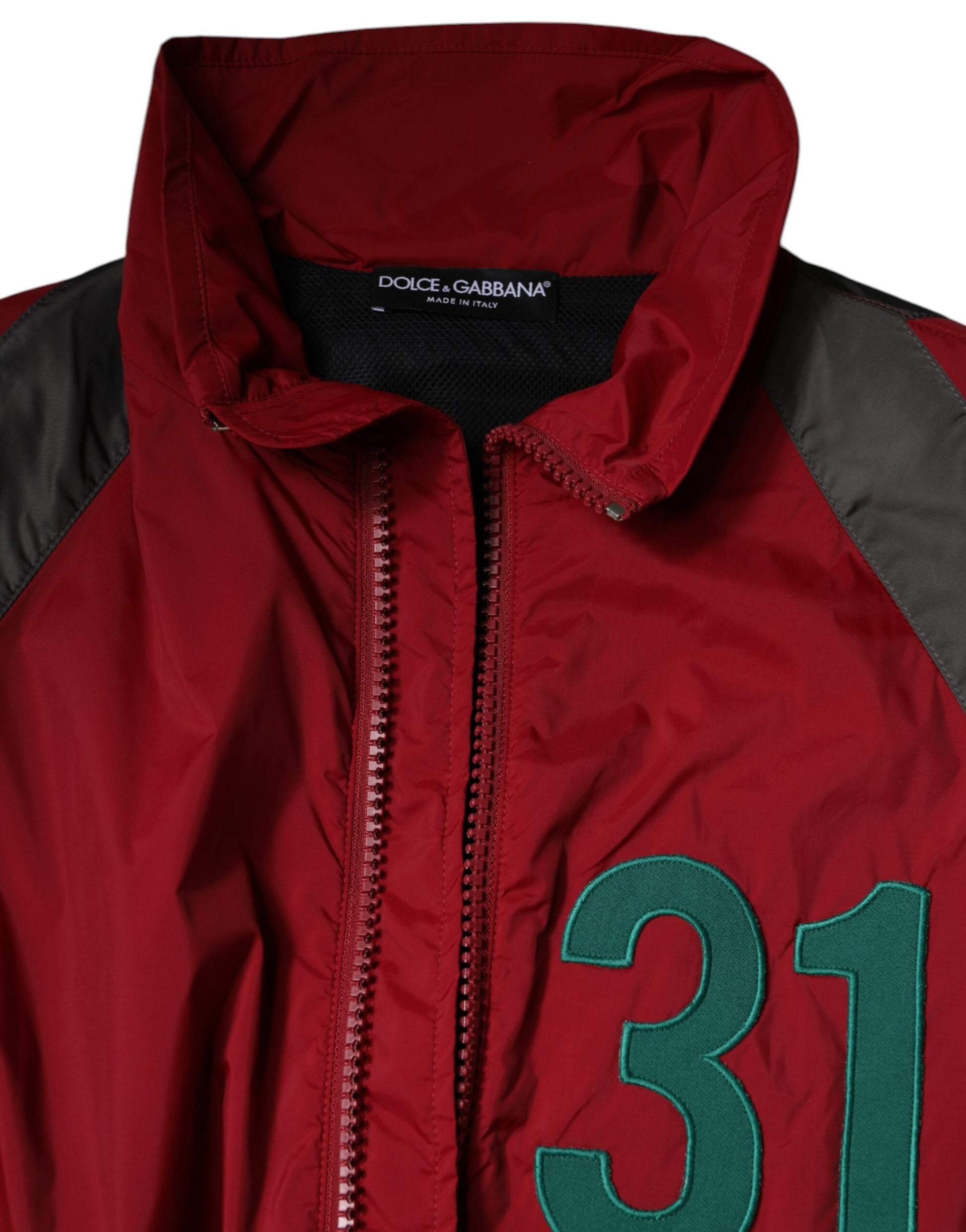 Dolce & Gabbana Multicolor Nylon Full Zip Windbreaker Jacket Dolce & Gabbana