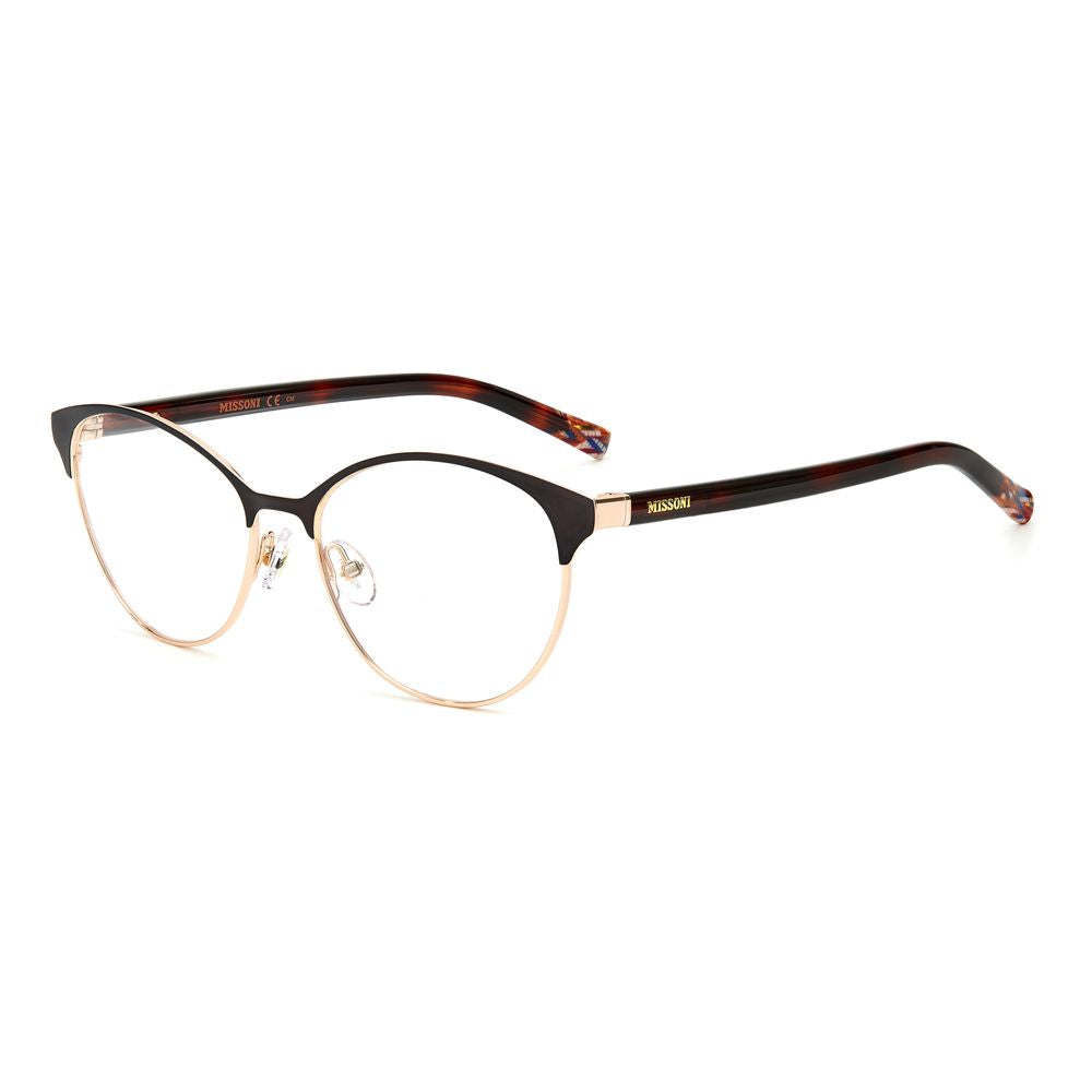 Missoni Brown Metal Glasses Frames