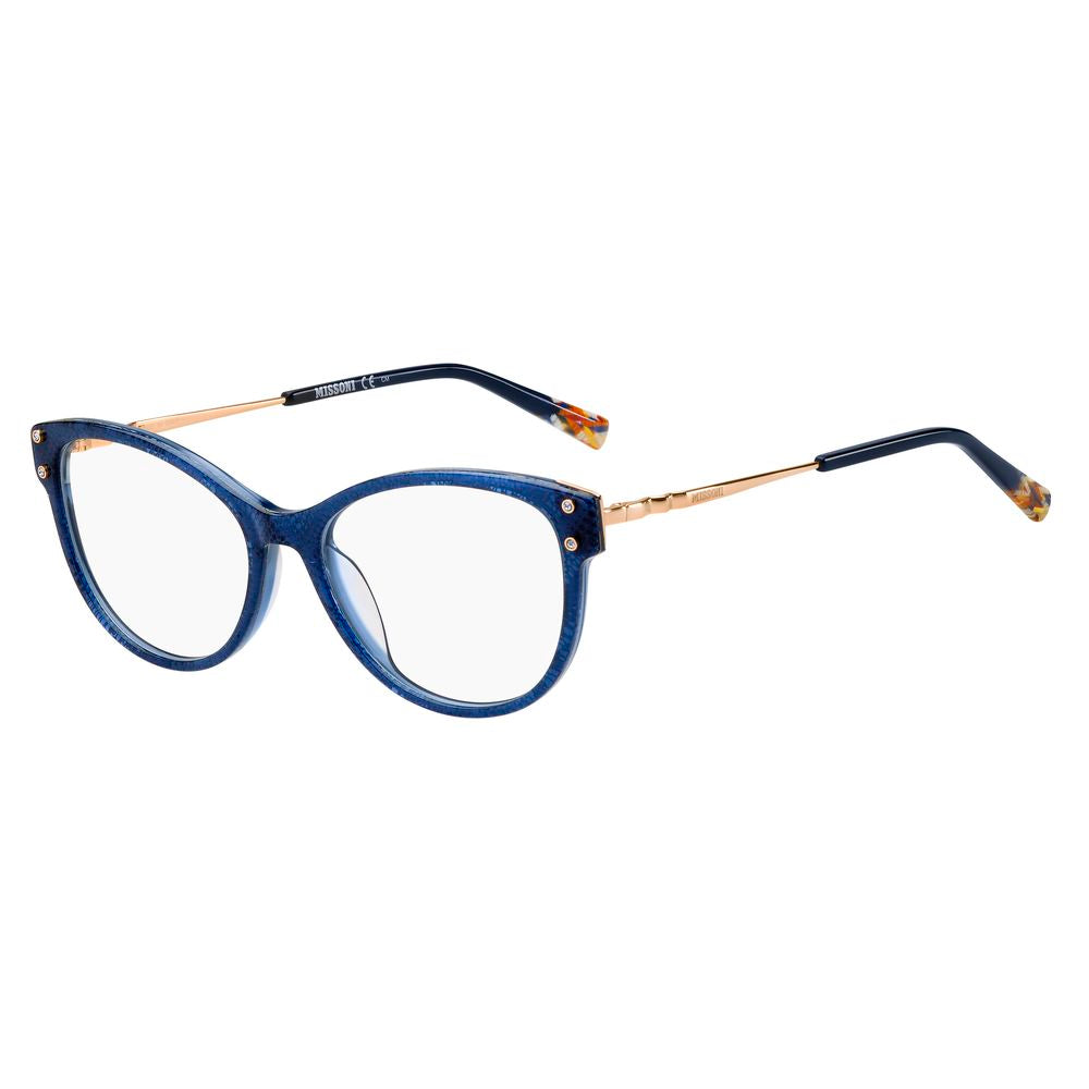 Missoni Blue Acetate Glasses Frames