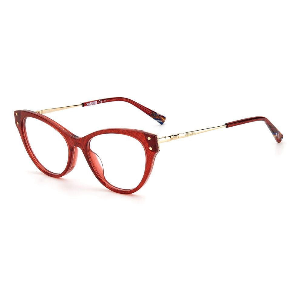 Missoni Burgundy Acetate Glasses Frames