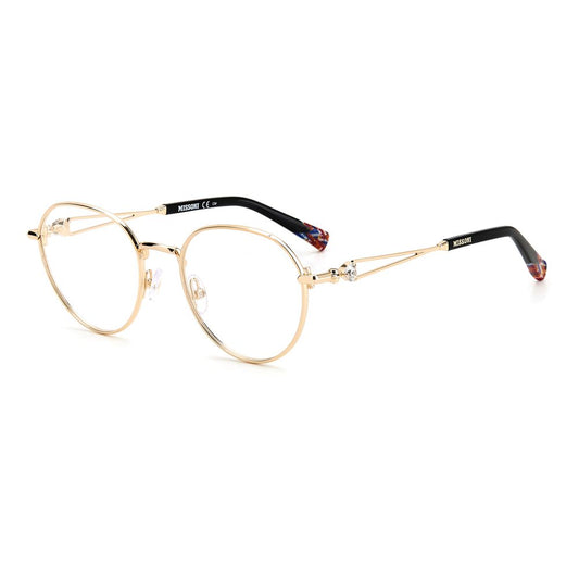 Missoni Gold Metal Glasses Frames