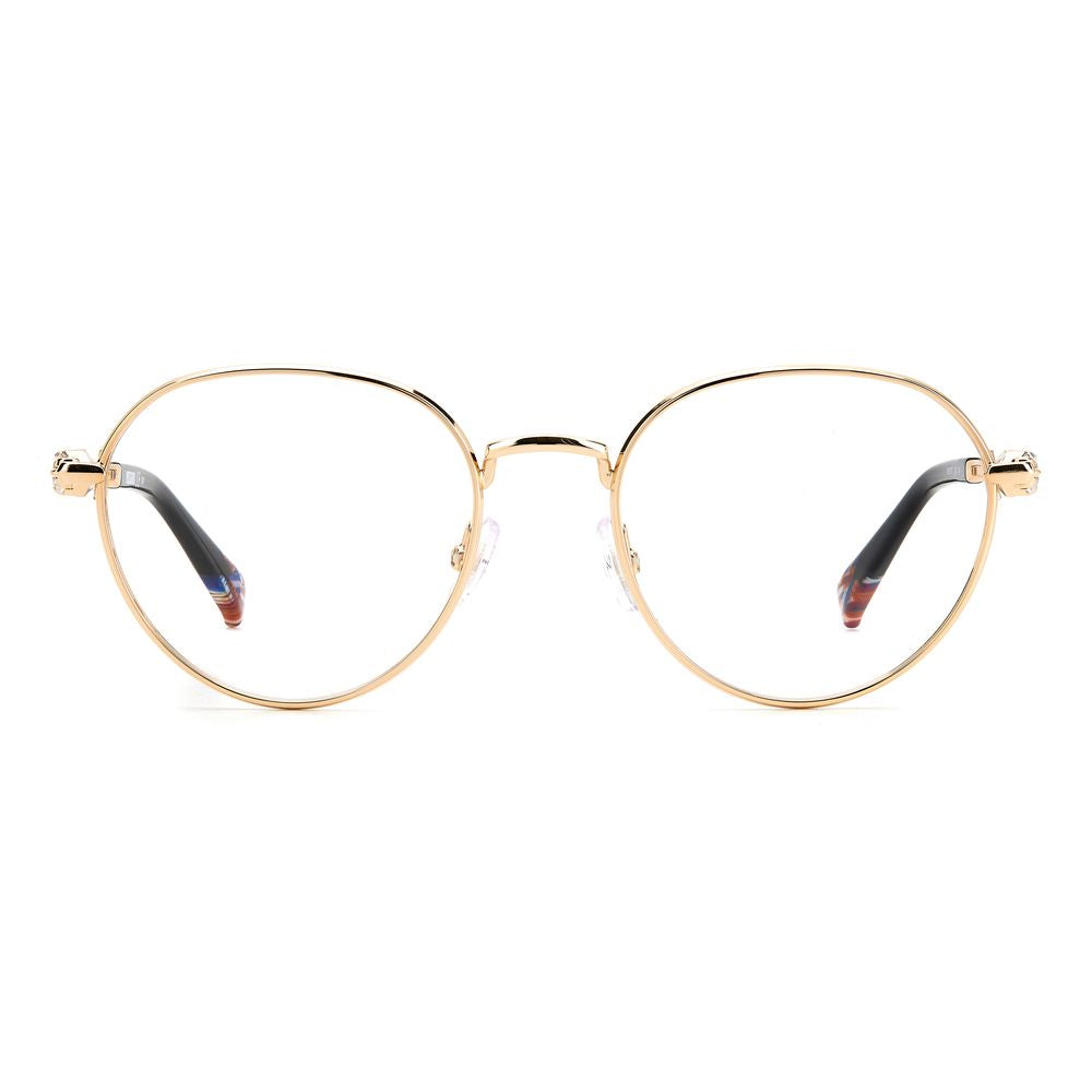 Missoni Gold Metal Glasses Frames