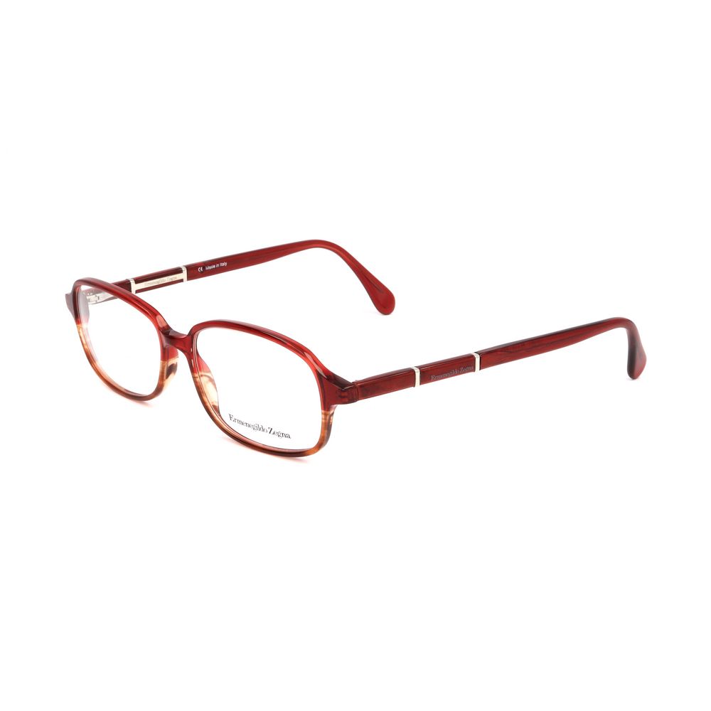 Ermenegildo Zegna Red Plastic Glasses Frames