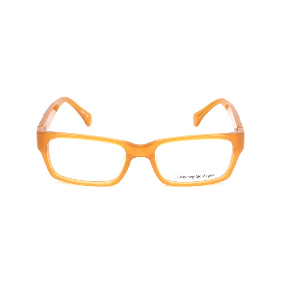 Ermenegildo Zegna Yellow Plastic Glasses Frames
