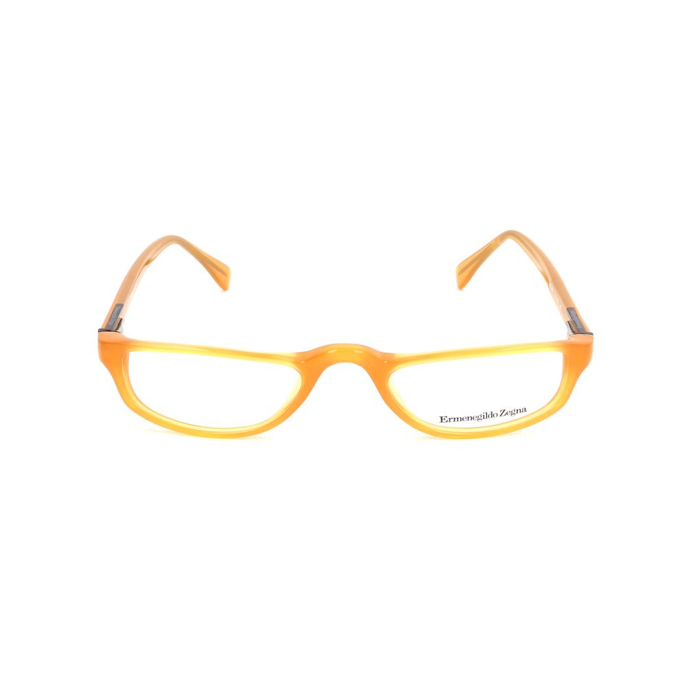Ermenegildo Zegna Yellow Plastic Glasses Frames