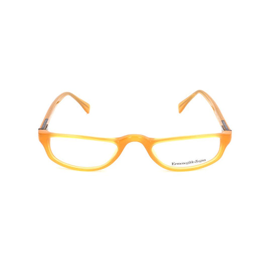 Ermenegildo Zegna Yellow Plastic Glasses Frames