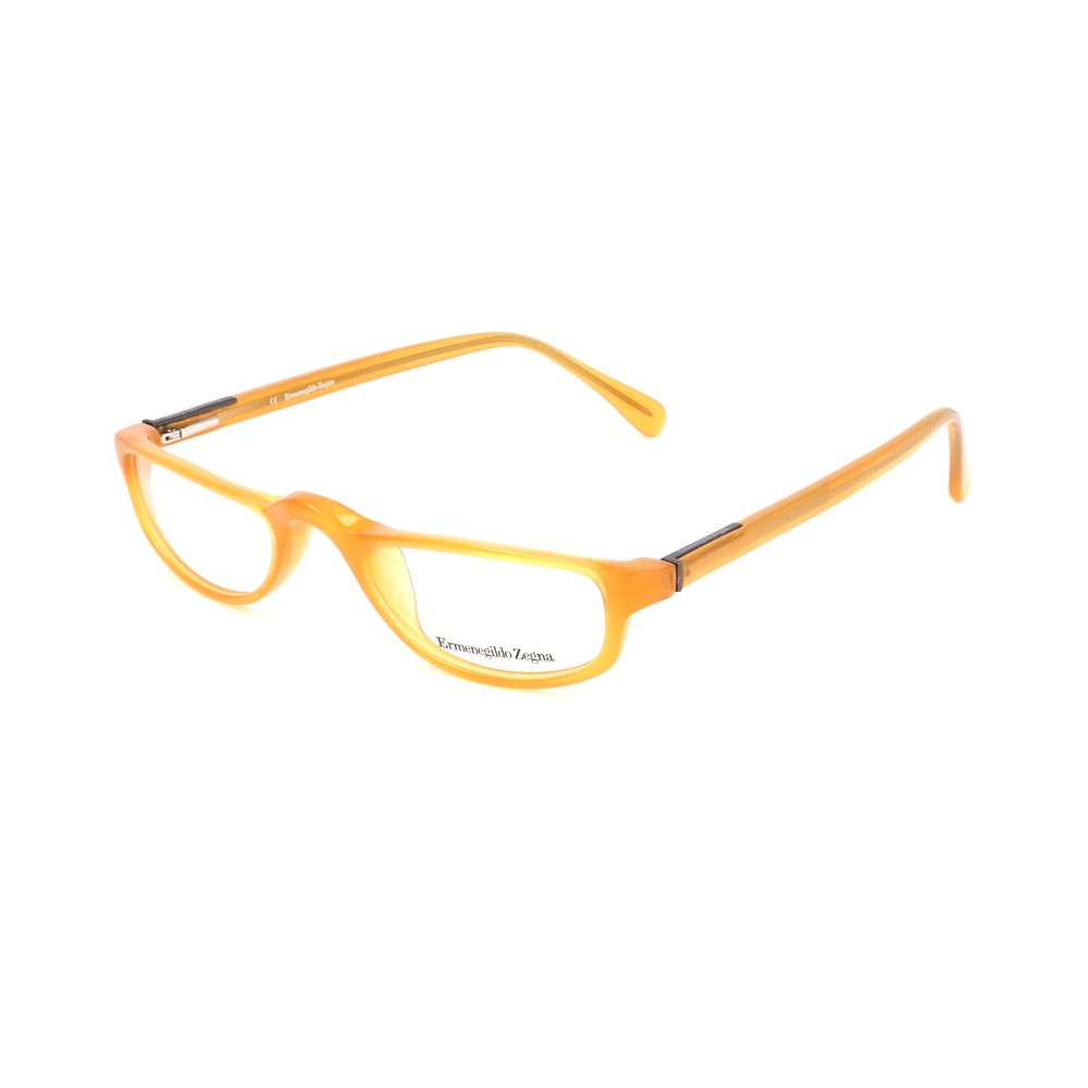 Ermenegildo Zegna Yellow Plastic Glasses Frames
