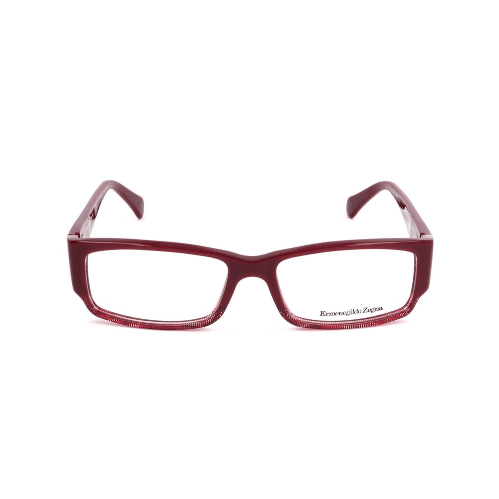 Ermenegildo Zegna Red Plastic Glasses Frames